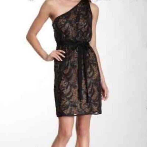 Vince Camuto One Shoulder Sequin Dress Size 2 - Picture 2 of 8